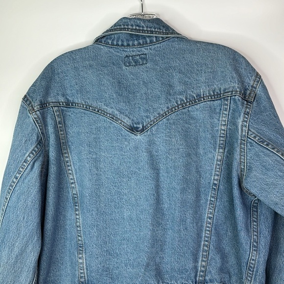 Vintage Arizona Denim Jean Trucker Jacket Size Large - Picture 5 of 8